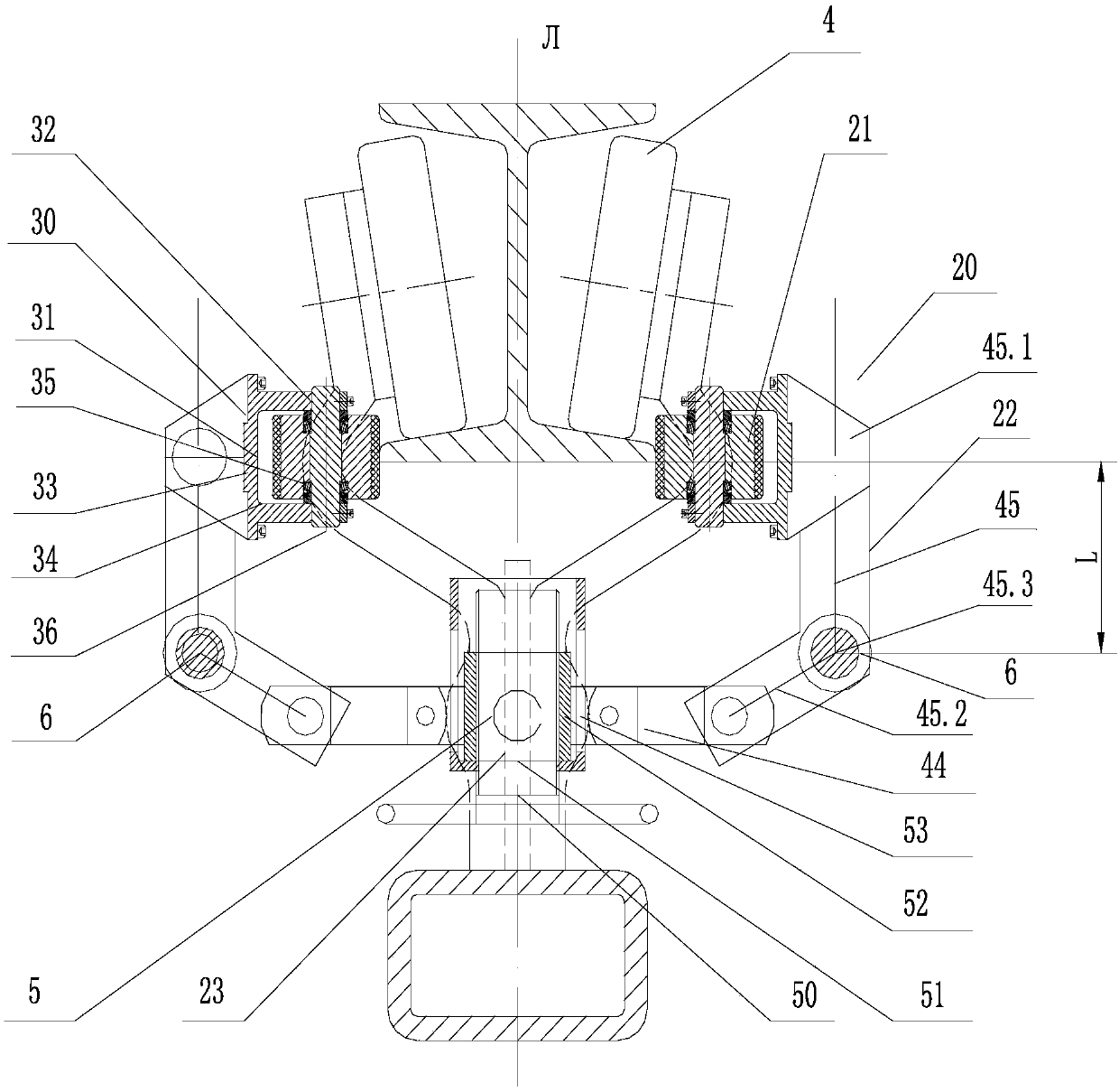 Suspension friction transport trolley guide device