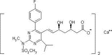 Pharmaceutical composition of rosuvastatin calcium