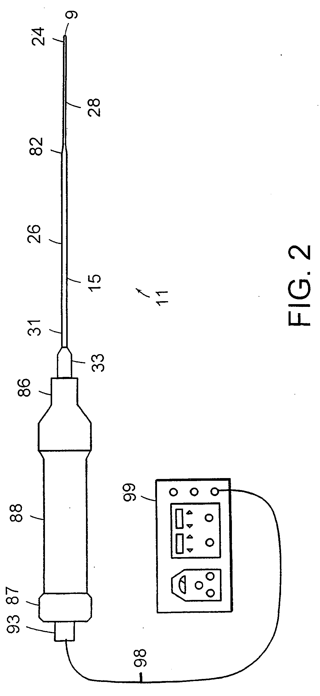 Apparatus and method for an ultrasonic medical device with variable frequency drive