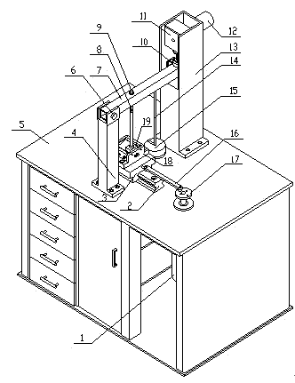 Variable-load cylinder-sleeve piston-ring frictional wear testing device