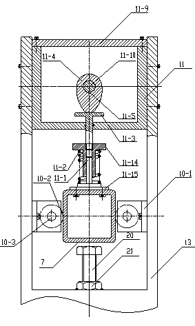 Variable-load cylinder-sleeve piston-ring frictional wear testing device