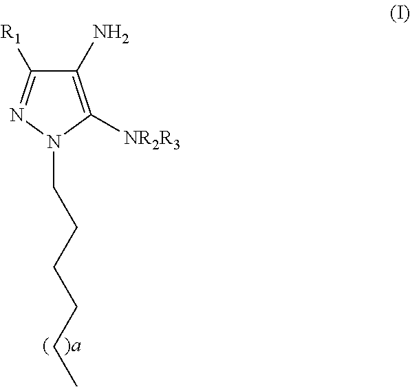 Oxidative Dyeing Compositions Comprising an 1-Hexyl/Heptyl-4,5-diaminopyrazole and a m-Aminophenol and Derivatives Thereof