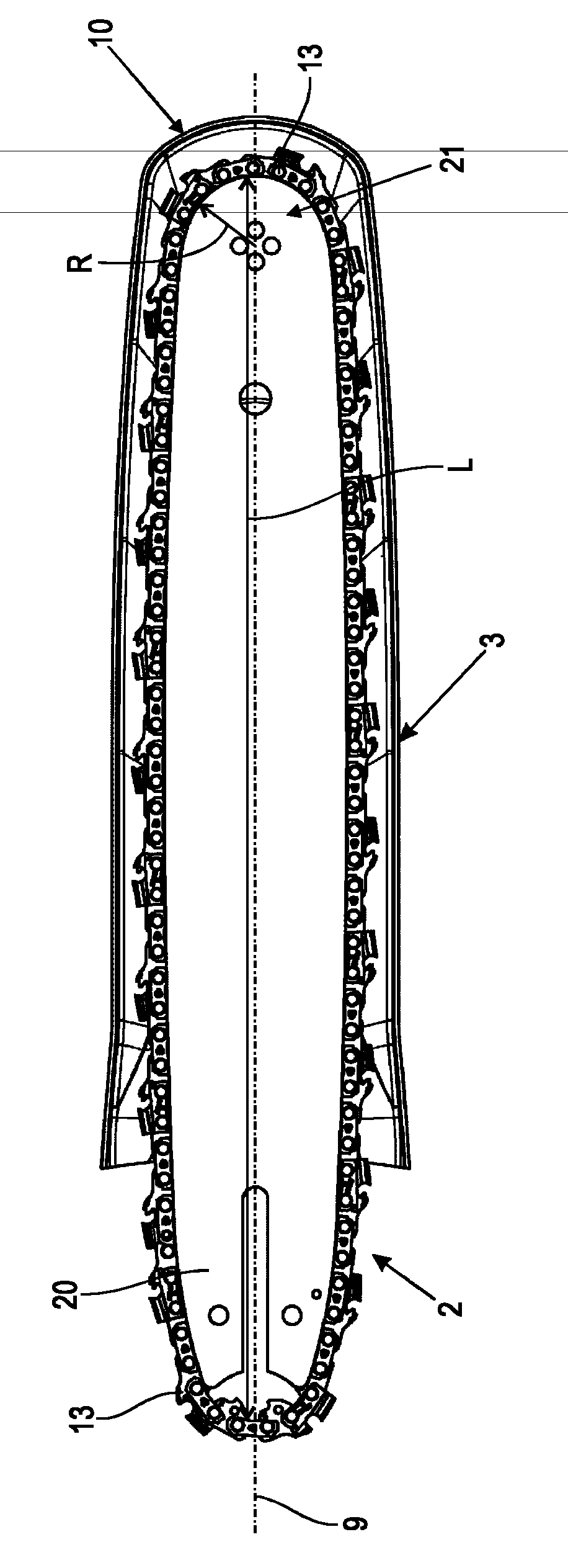 Chain guard and chainsaw system