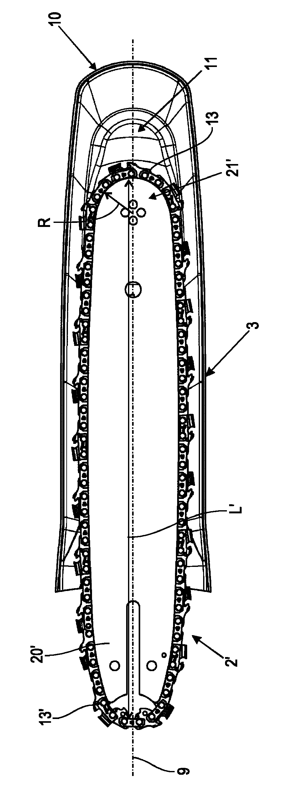 Chain guard and chainsaw system