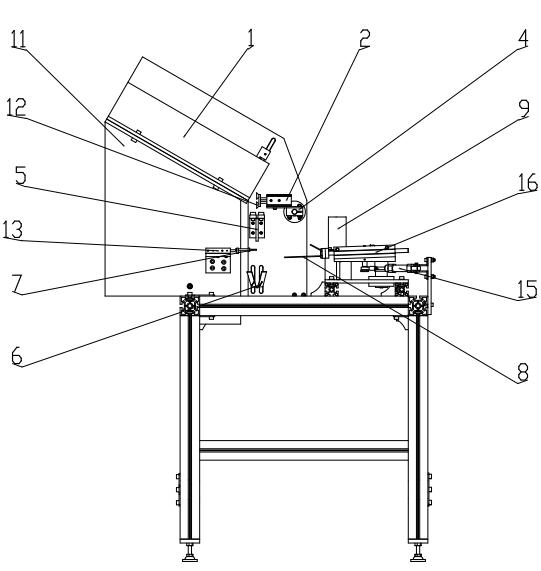 Label pre-folding and hook tying device