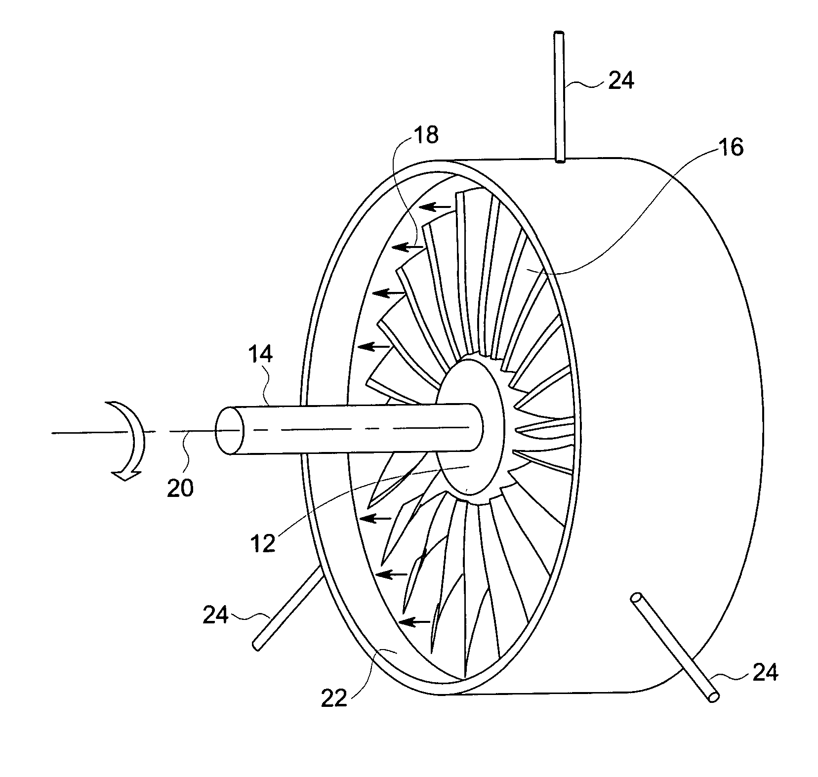 Displacement sensor system and method of operation