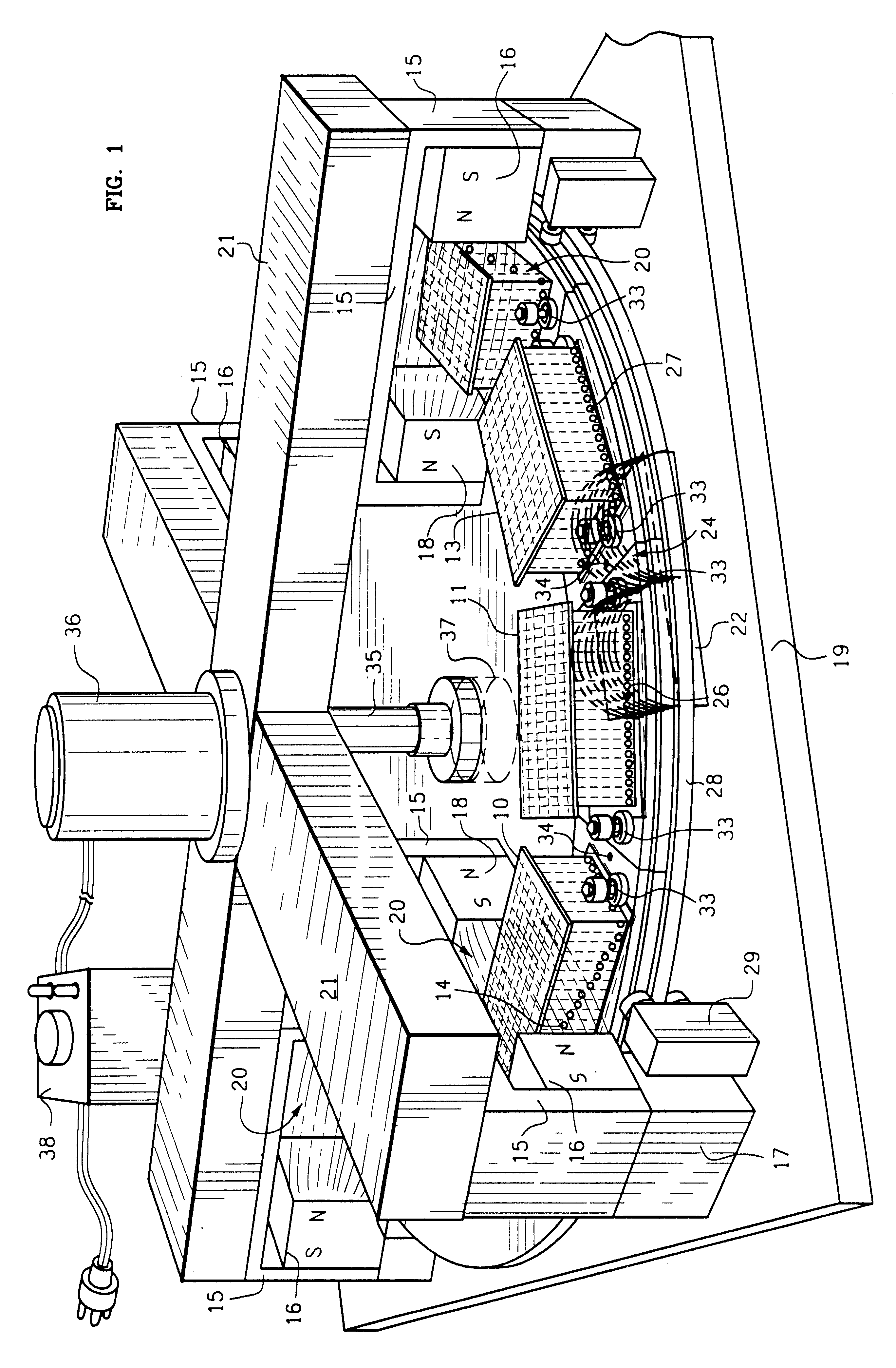 Magnetic levitation stirring devices and machines for mixing in vessels