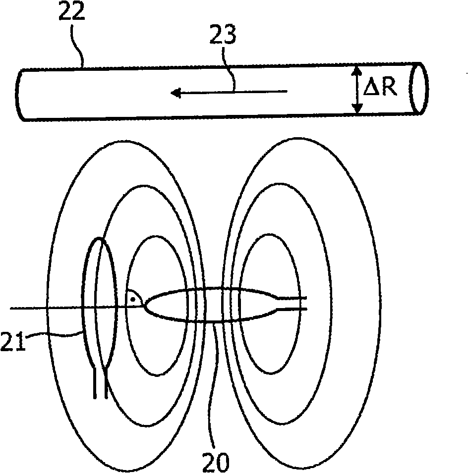Sensor for detecting the passing of a pulse wave from a subject's arterial system