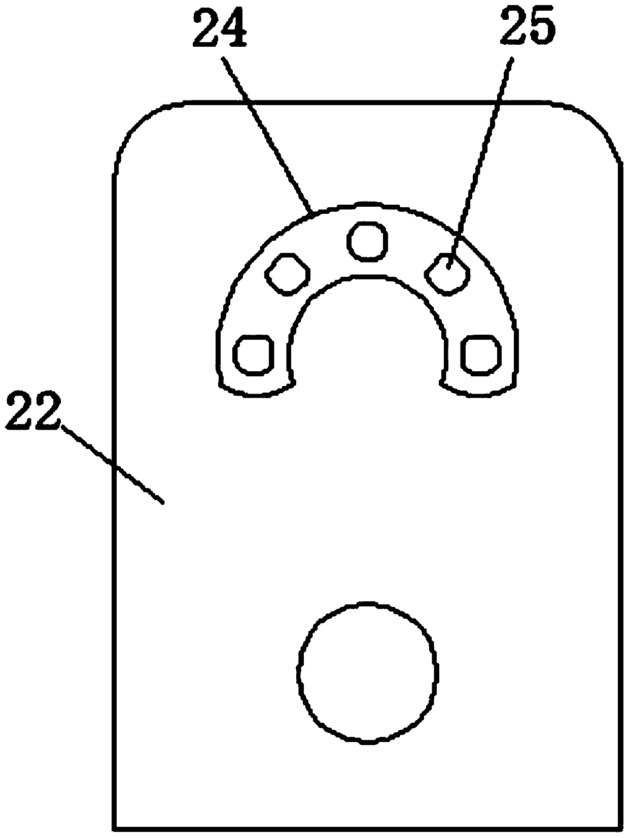 Strength exercise type auxiliary connecting handle for blind crutch and use method of strength exercise type auxiliary connecting handle