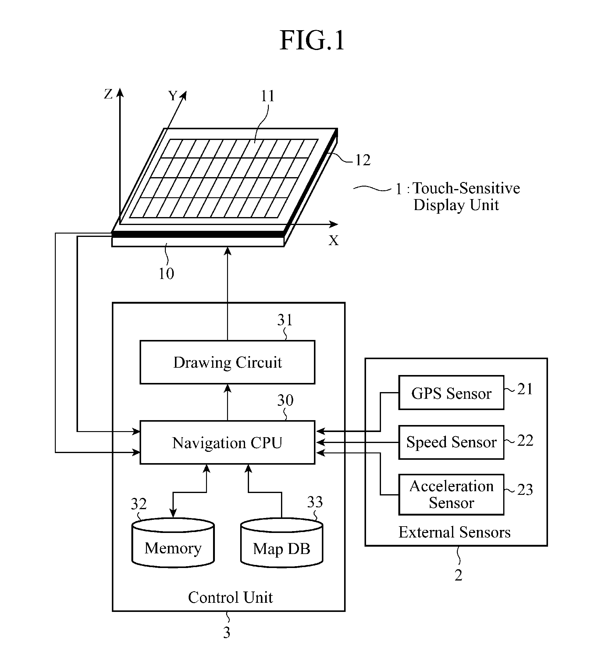 Display input device