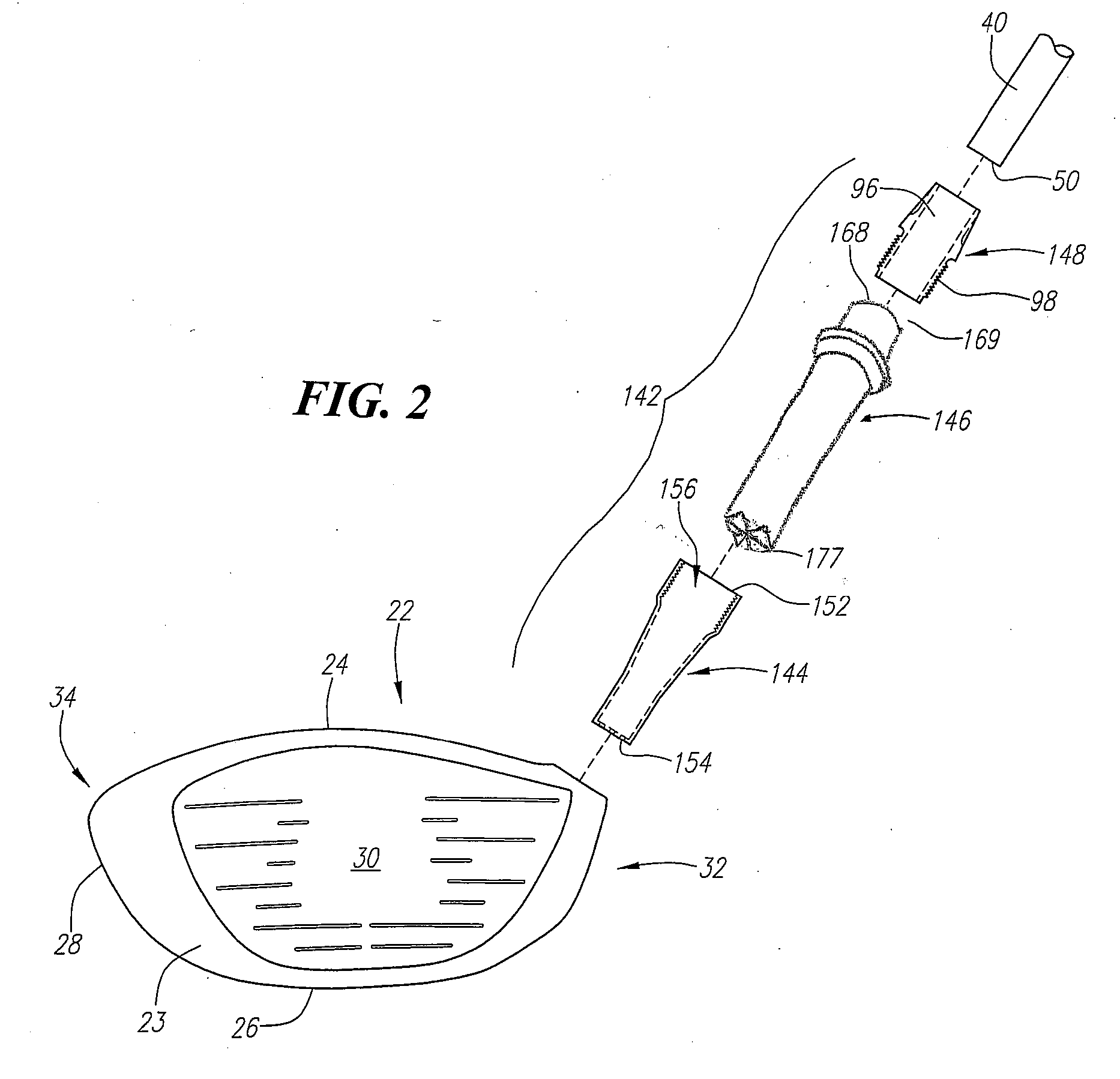Golf Club with Interchangeable Head-Shaft Connection