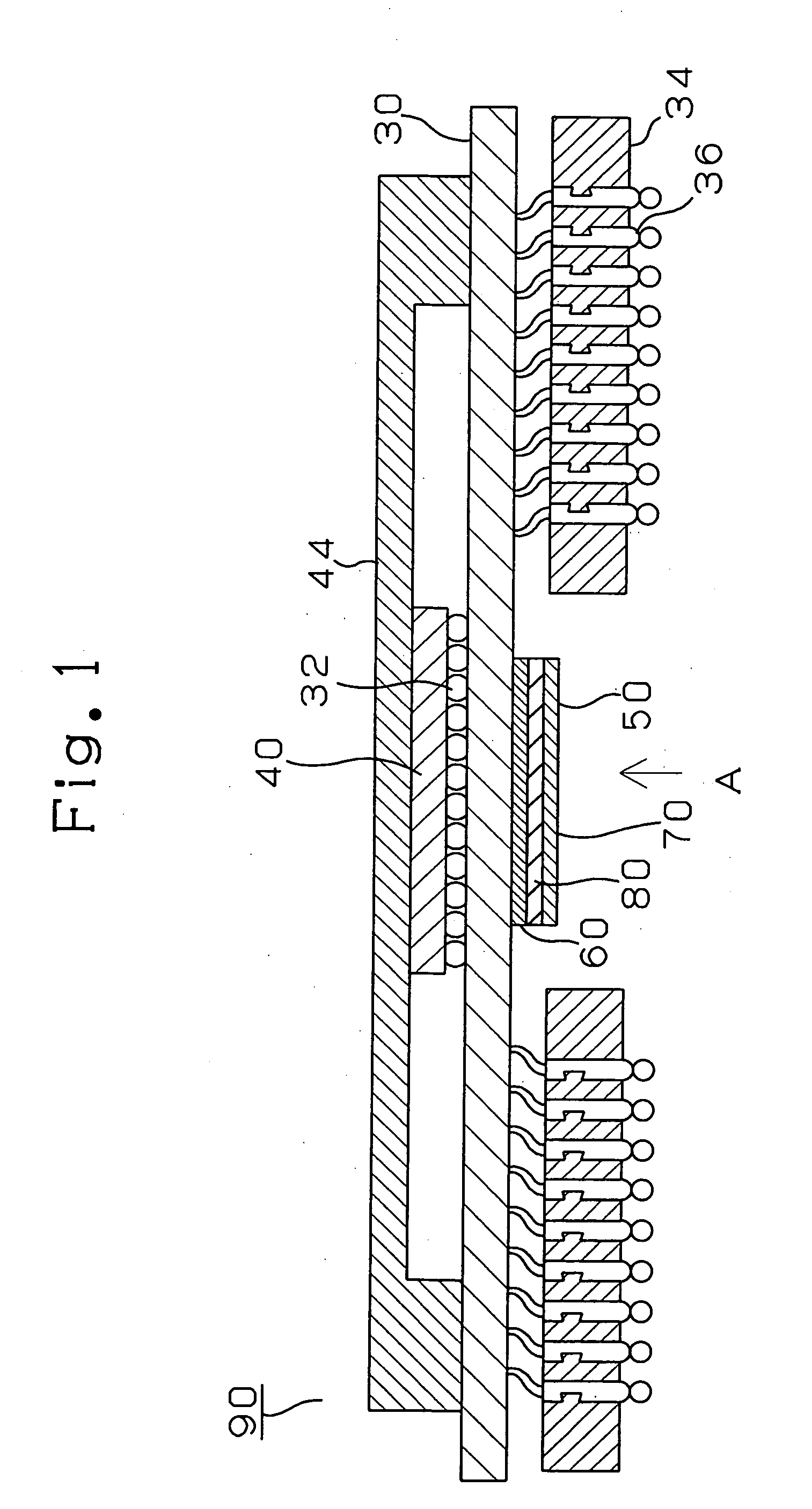 Package board integrated with power supply