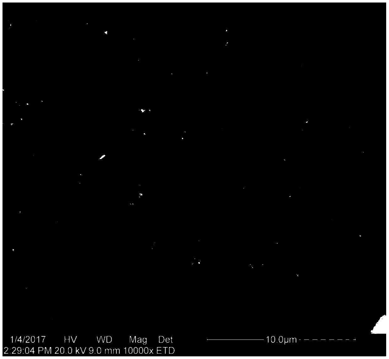 Method for preparing polyurethane-nanometer silver long-acting antibacterial film by modification after ultraviolet light irradiation