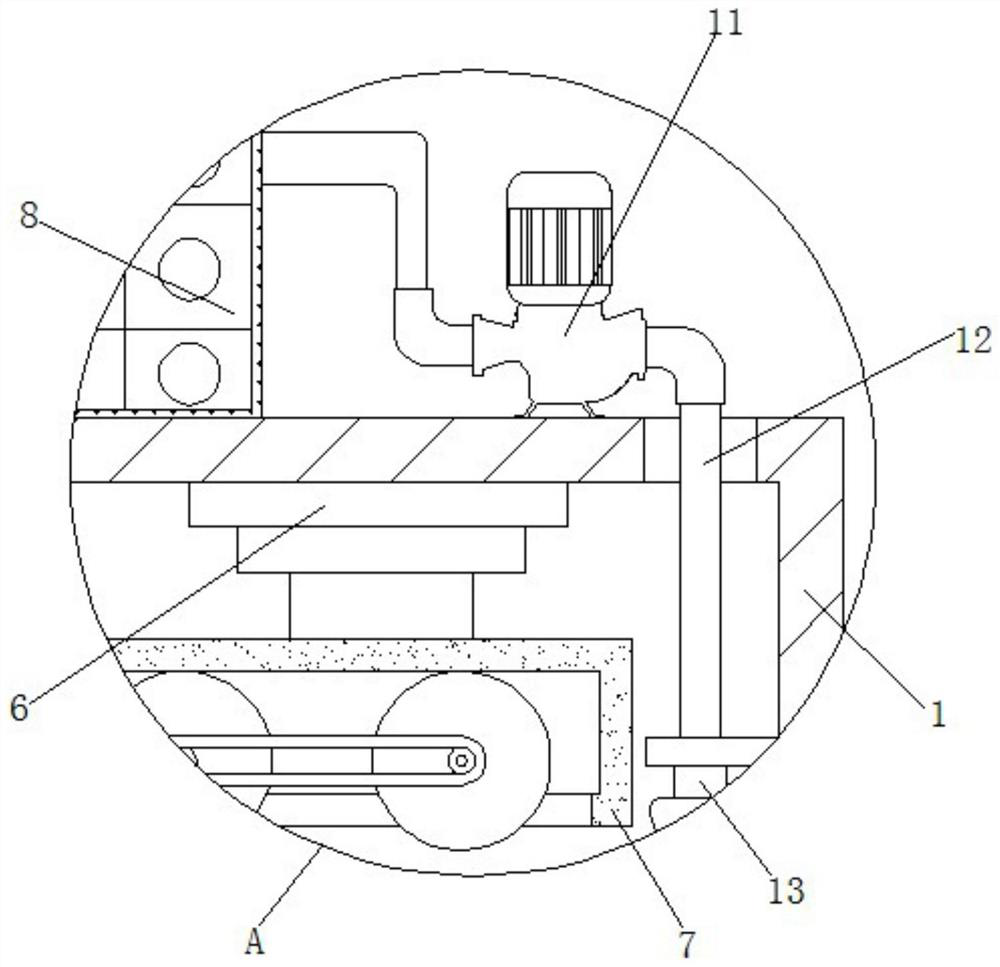 Flattening device for processing of flame-retardant and anti-aging decorative fabric