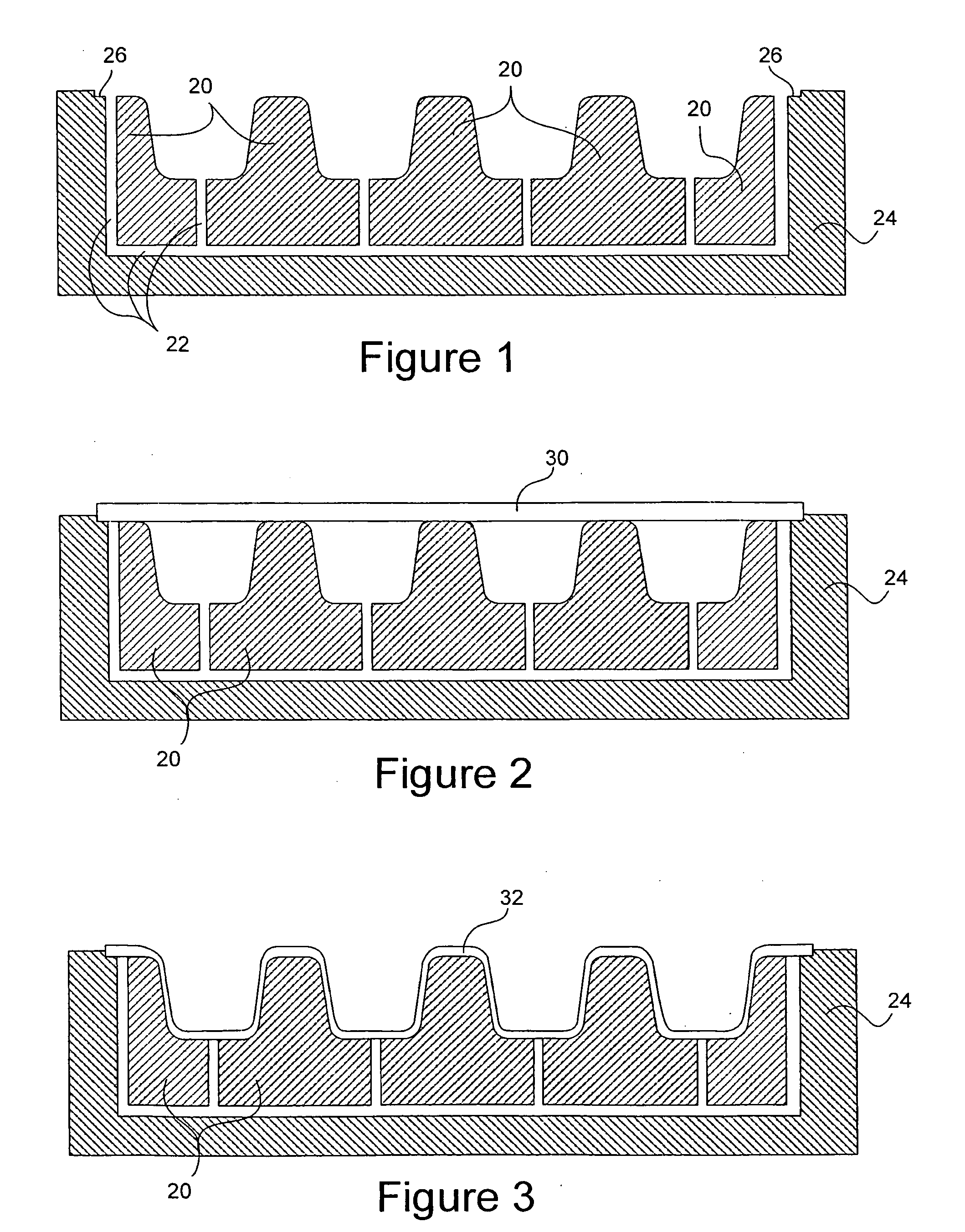 High thermal efficiency glass microfluidic channels and method for forming the same