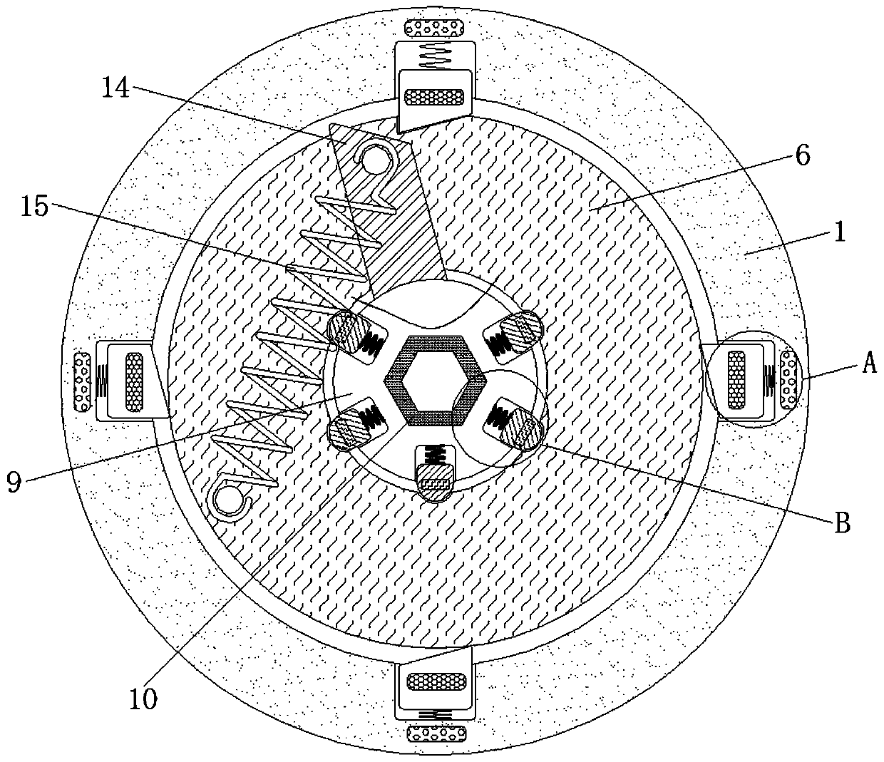 Equidistant and length-variable feeding device for steel bars