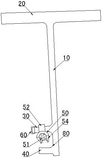 Hogging moment steel strand bundle penetrating tool and use method thereof