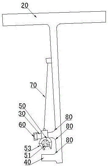 Hogging moment steel strand bundle penetrating tool and use method thereof