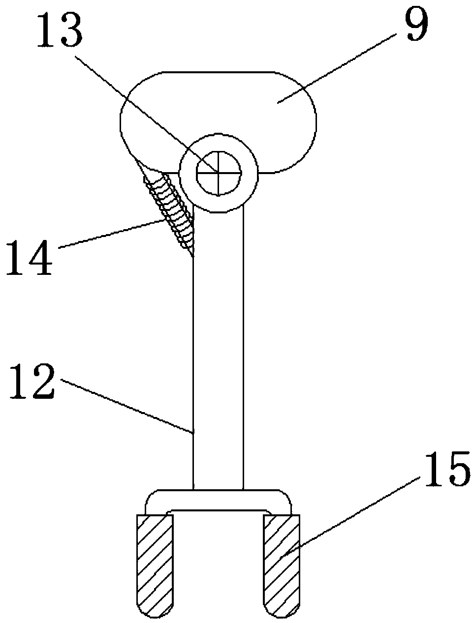 Rocking green sieving device for tea processing