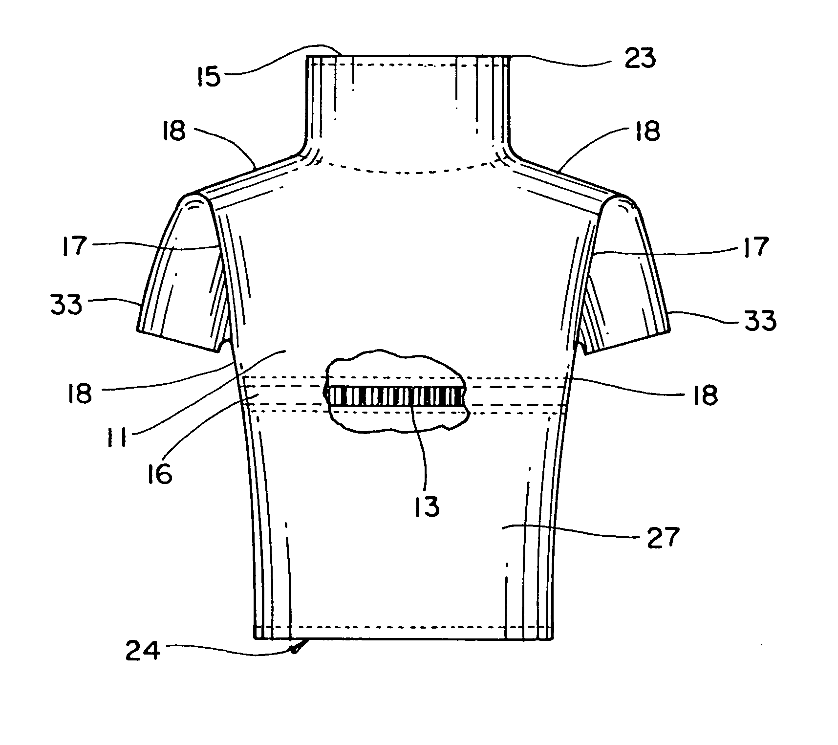 Thermally-insulative, breast-supportive undergarment