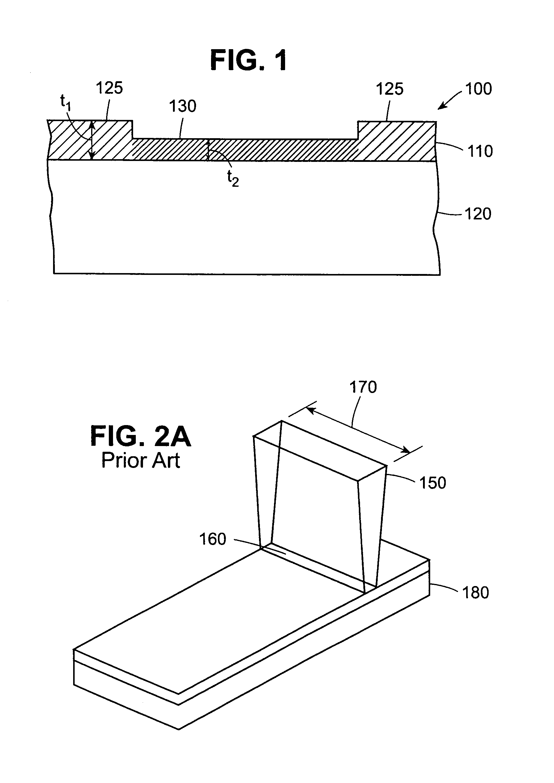 Laser-irradiated thin films having variable thickness
