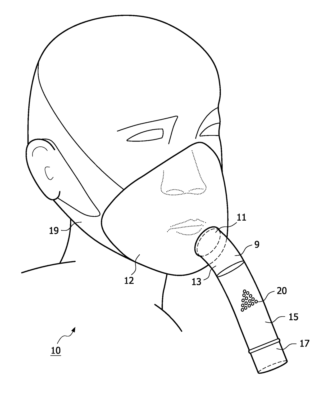 Respiratory interface device with flexible cover