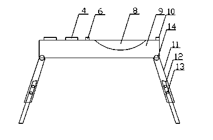 Application method of binding plate for rabbit