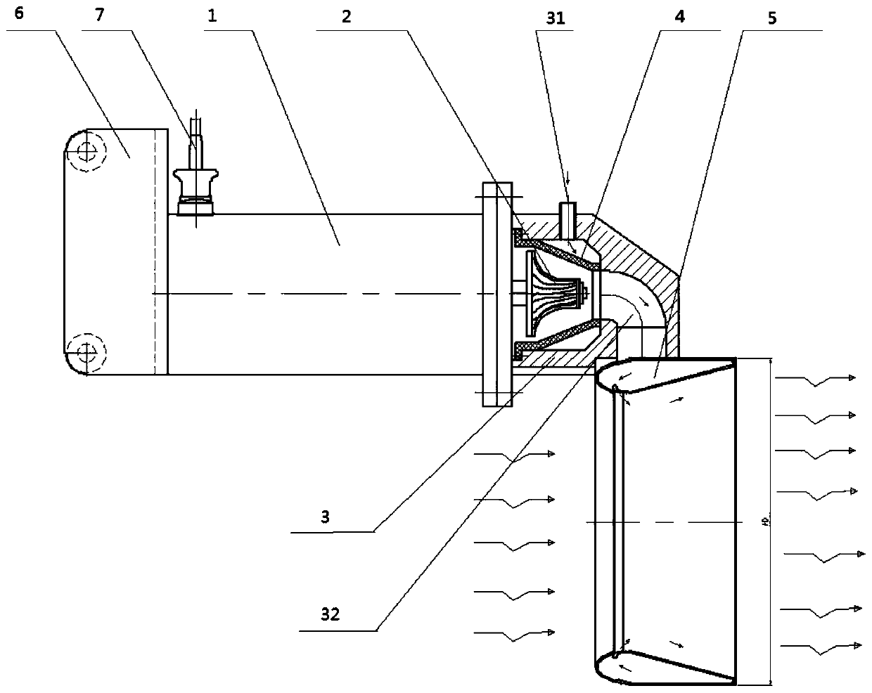 Bladeless submersible aeration mixer