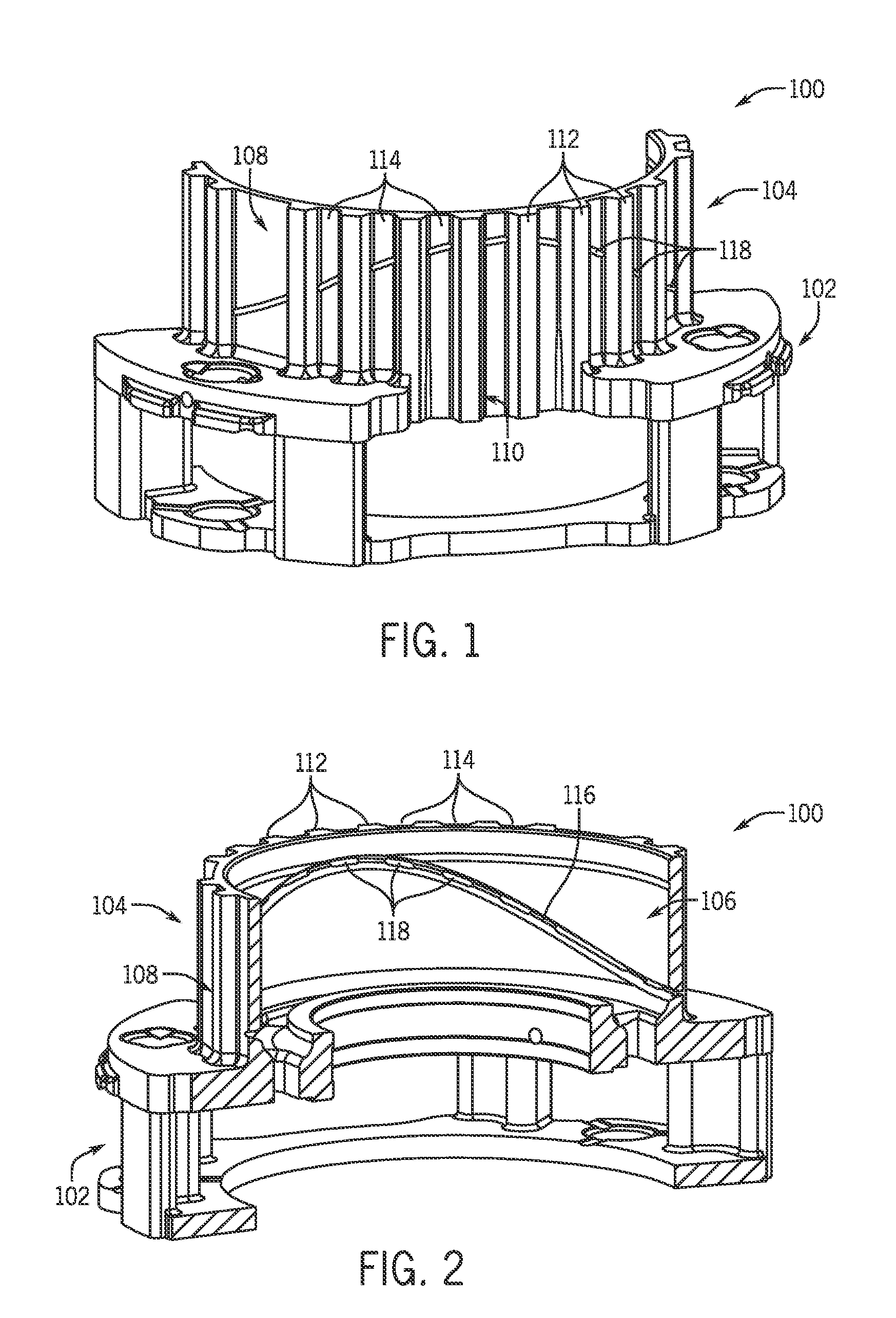 Sintered powder metal part having radially-extending spaced openings and method of making thereof