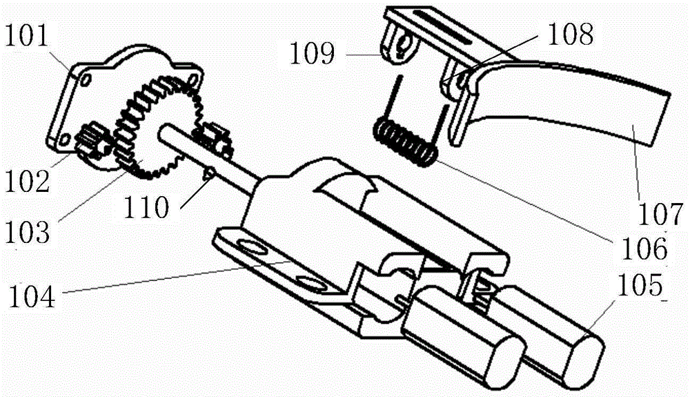 A spiral back-clutch device based on a dual-motor module