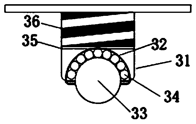 An eddy current three-dimensional vibration isolation bearing