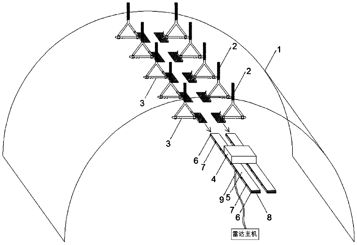 An automatic detection system and method suitable for tunnel lining