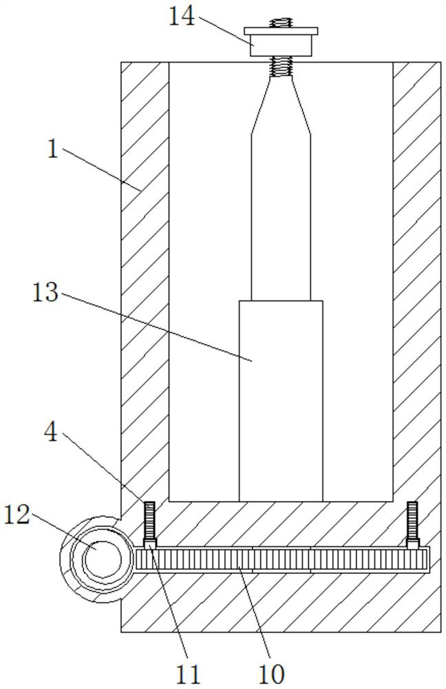 A grinding device for gear processing based on hydraulic transmission