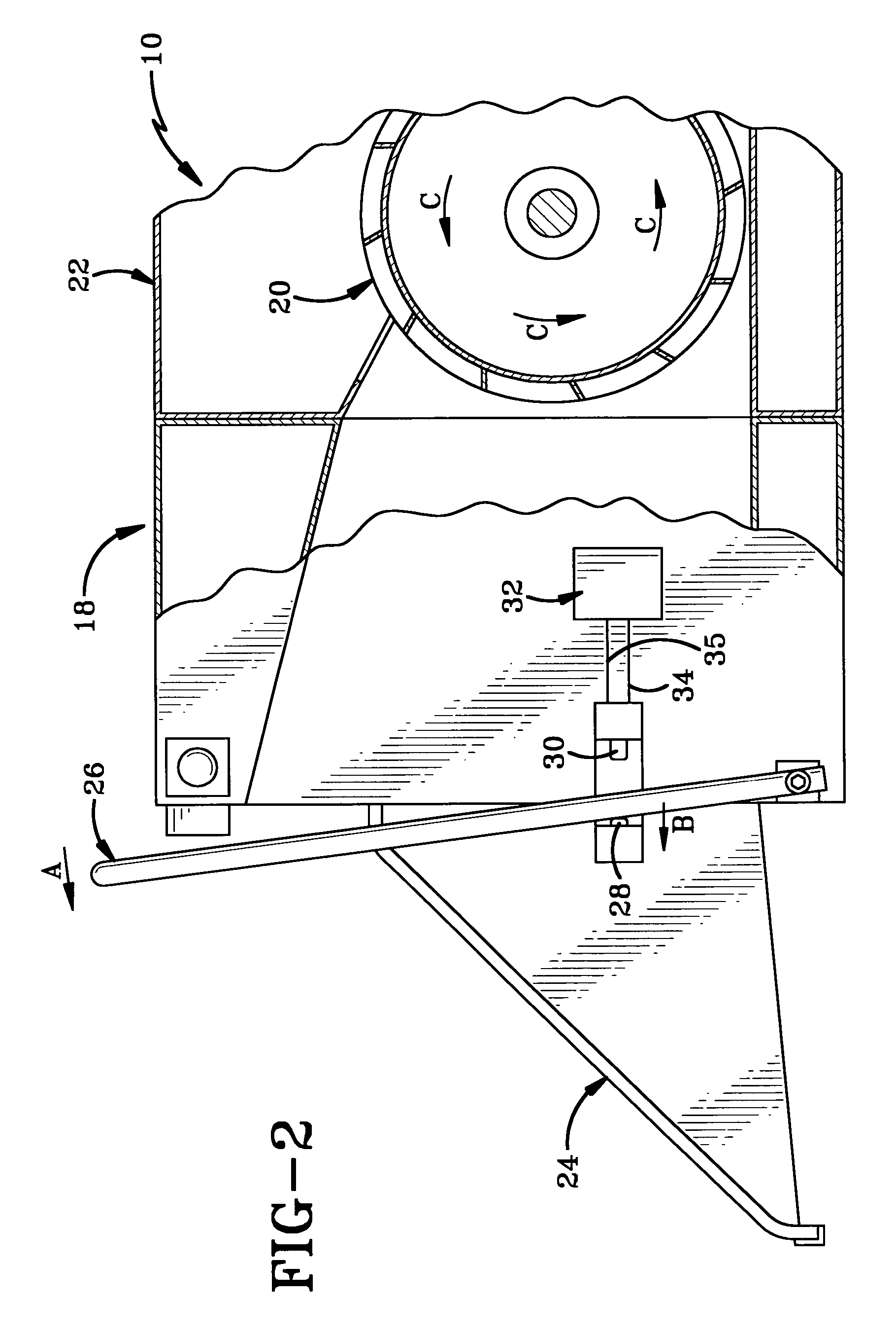 Method of operating a wood chipper and power transmission system for use therewith