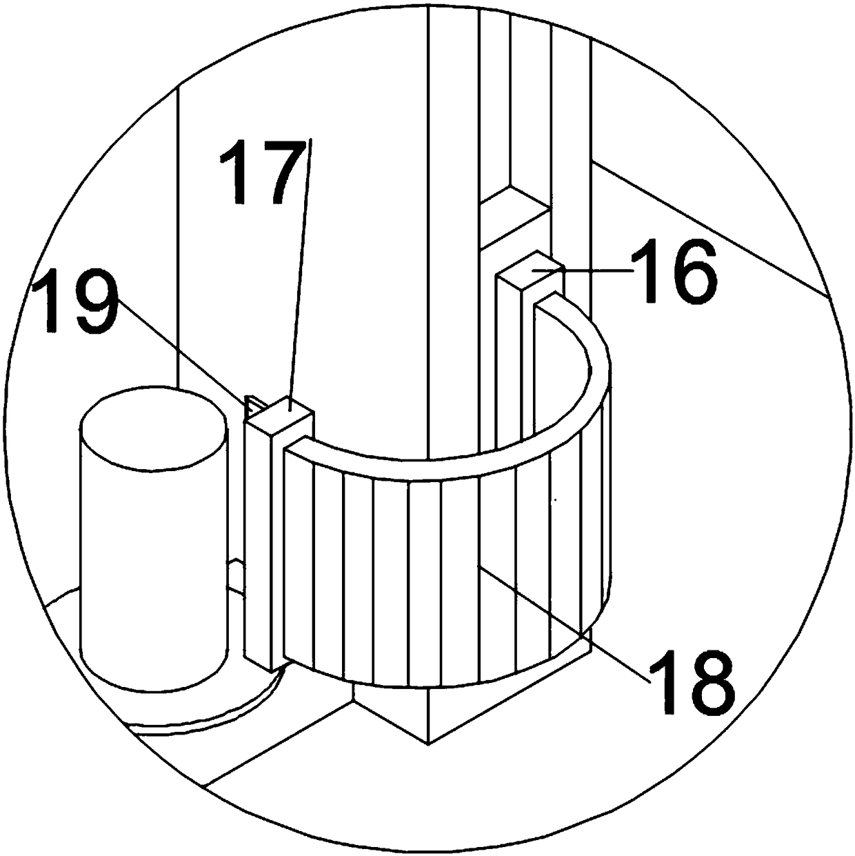 Plastic tube testing device