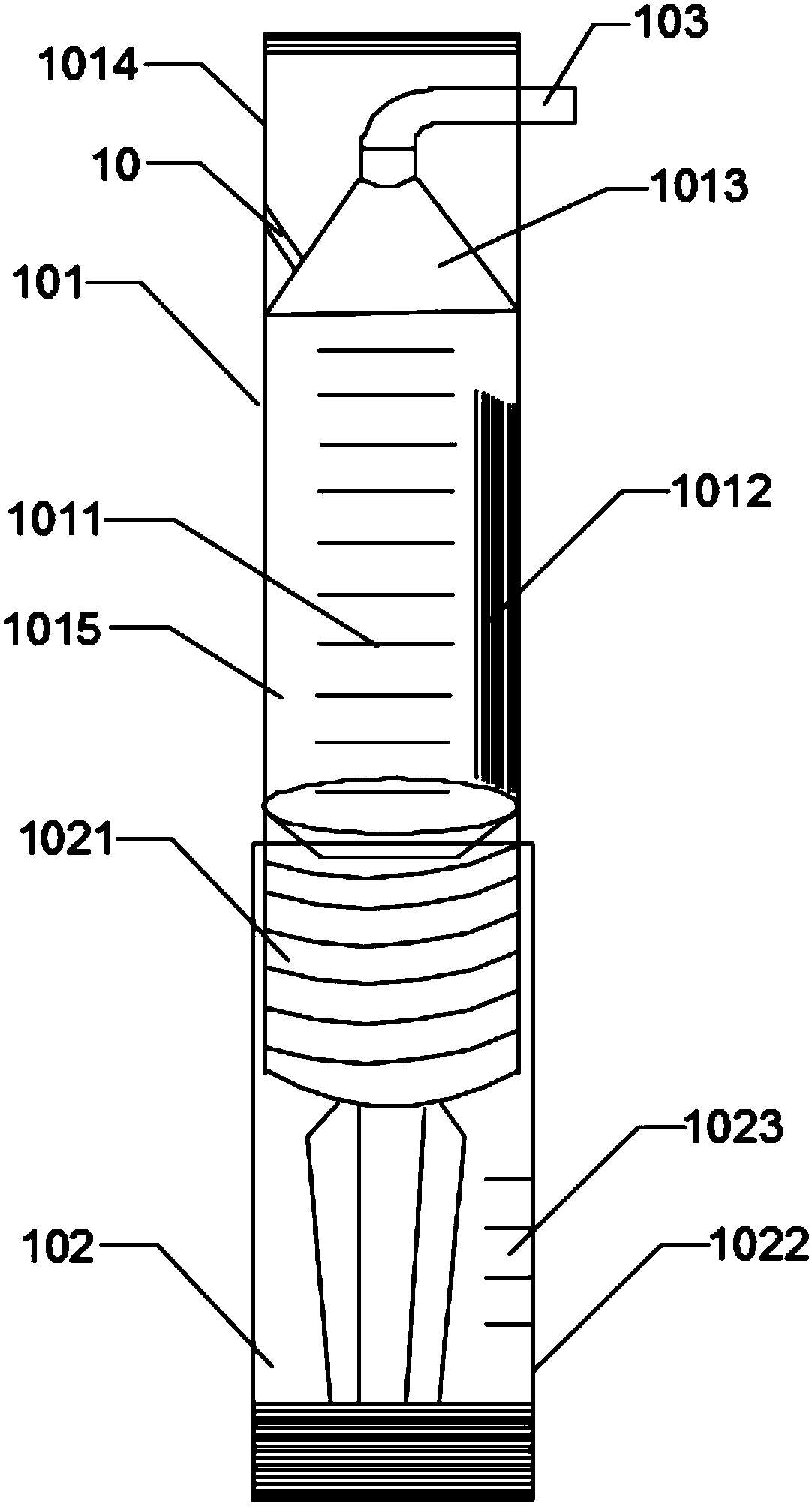 Sealed-type platelet rich plasma separating assembly and method