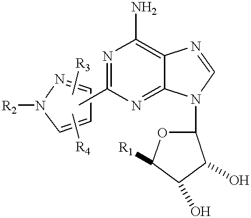 C-pyrazole A2A receptor agonists