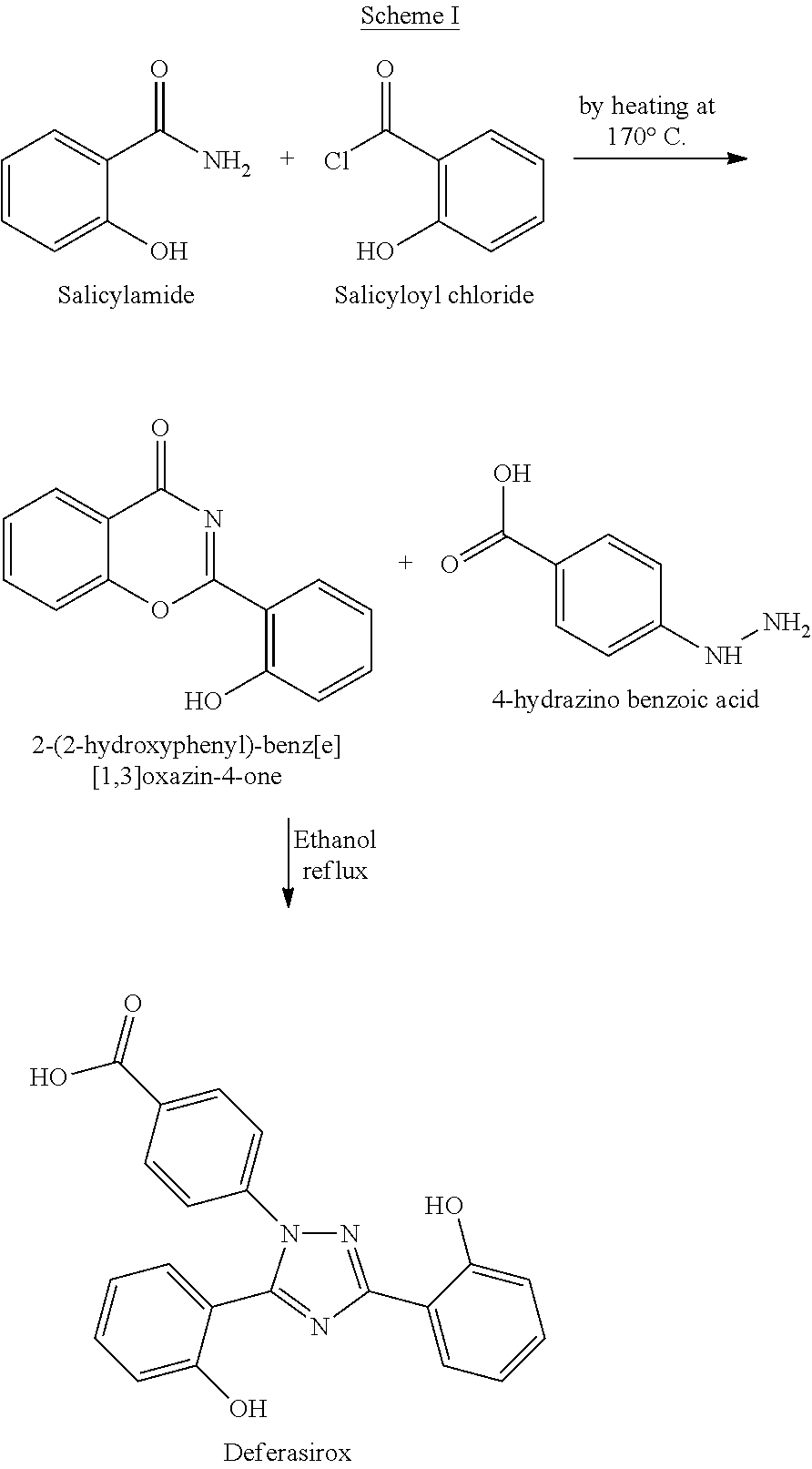 Process for the preparation, of 2-(2-hydroxyphenyl)-benz [1, 3] oxazin-4-one and its use for preparation of 4-[3, 5-bis (2-hydroxyphenyl)-lH-l , 2, 4-triazolTl-yl] benzoic acid