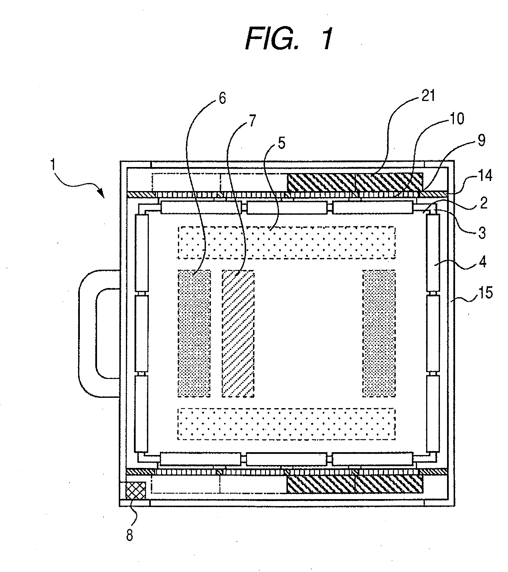 Electronic cassette type of radiation detection apparatus
