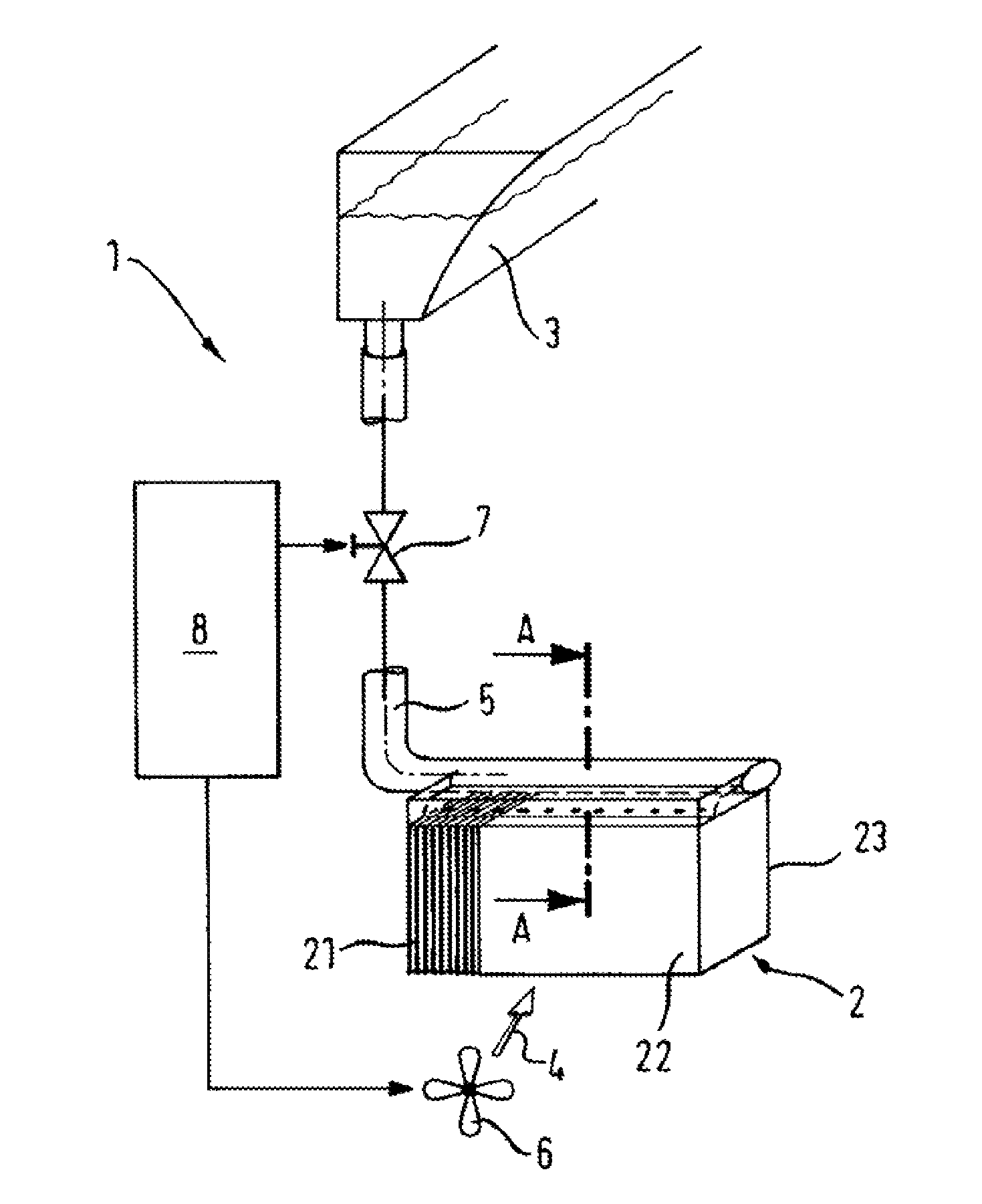 Method for removing lint from a heat exchanger of a domestic appliance and corresponding domestic appliance