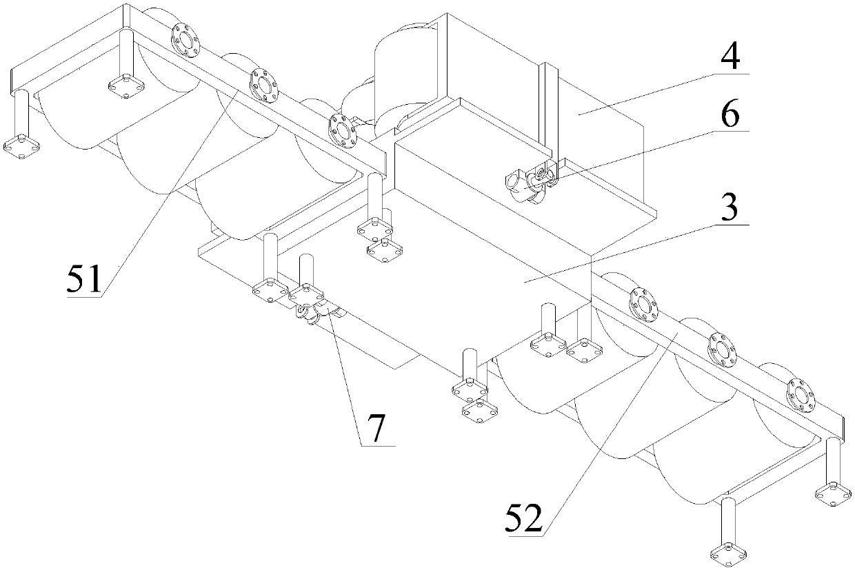 Rolling-type portal groove steel low-temperature correction device