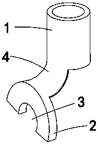 Laryngotracheal forming tube with fixing portion