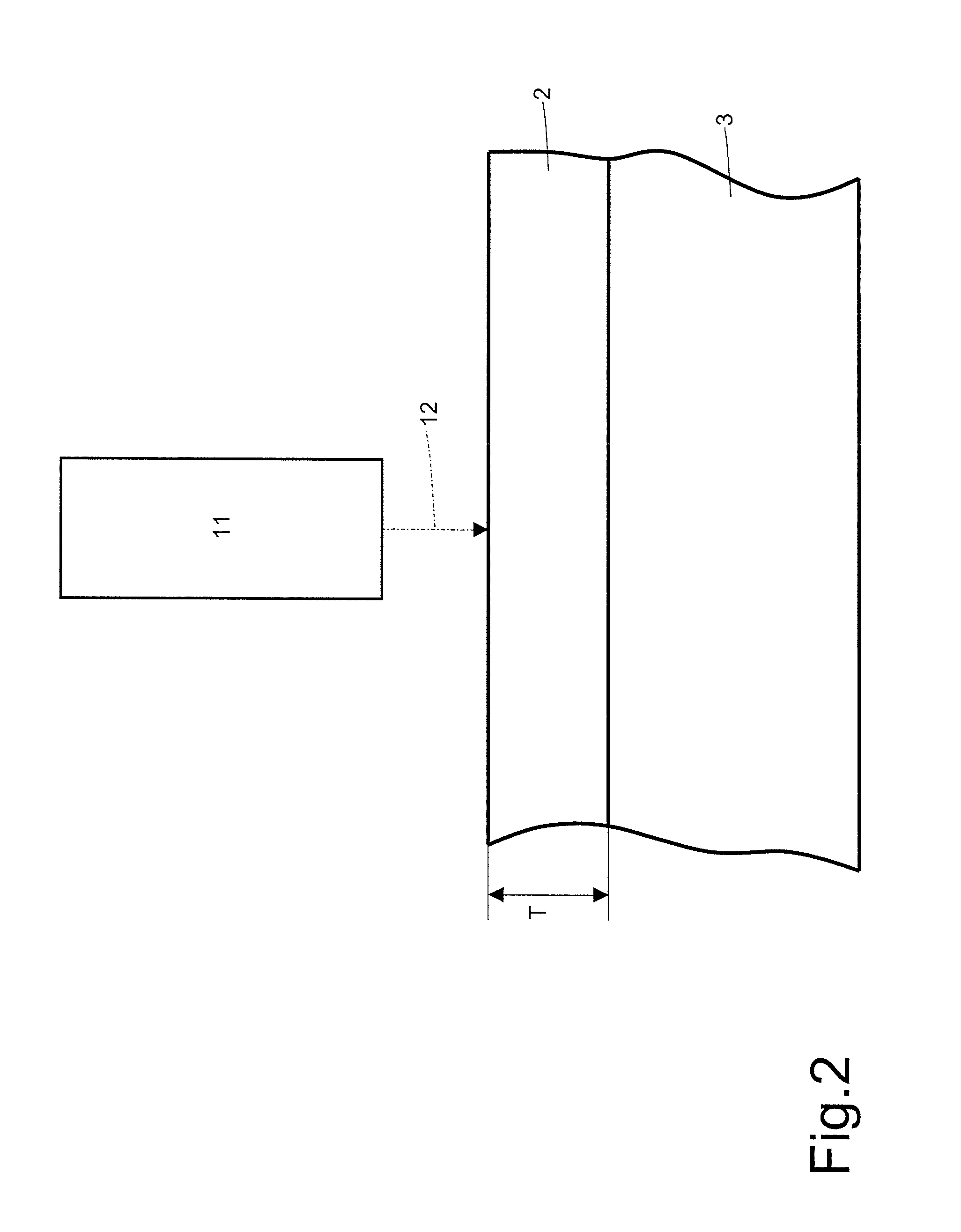 Method and apparatus for optically measuring by interferometry the thickness of an object