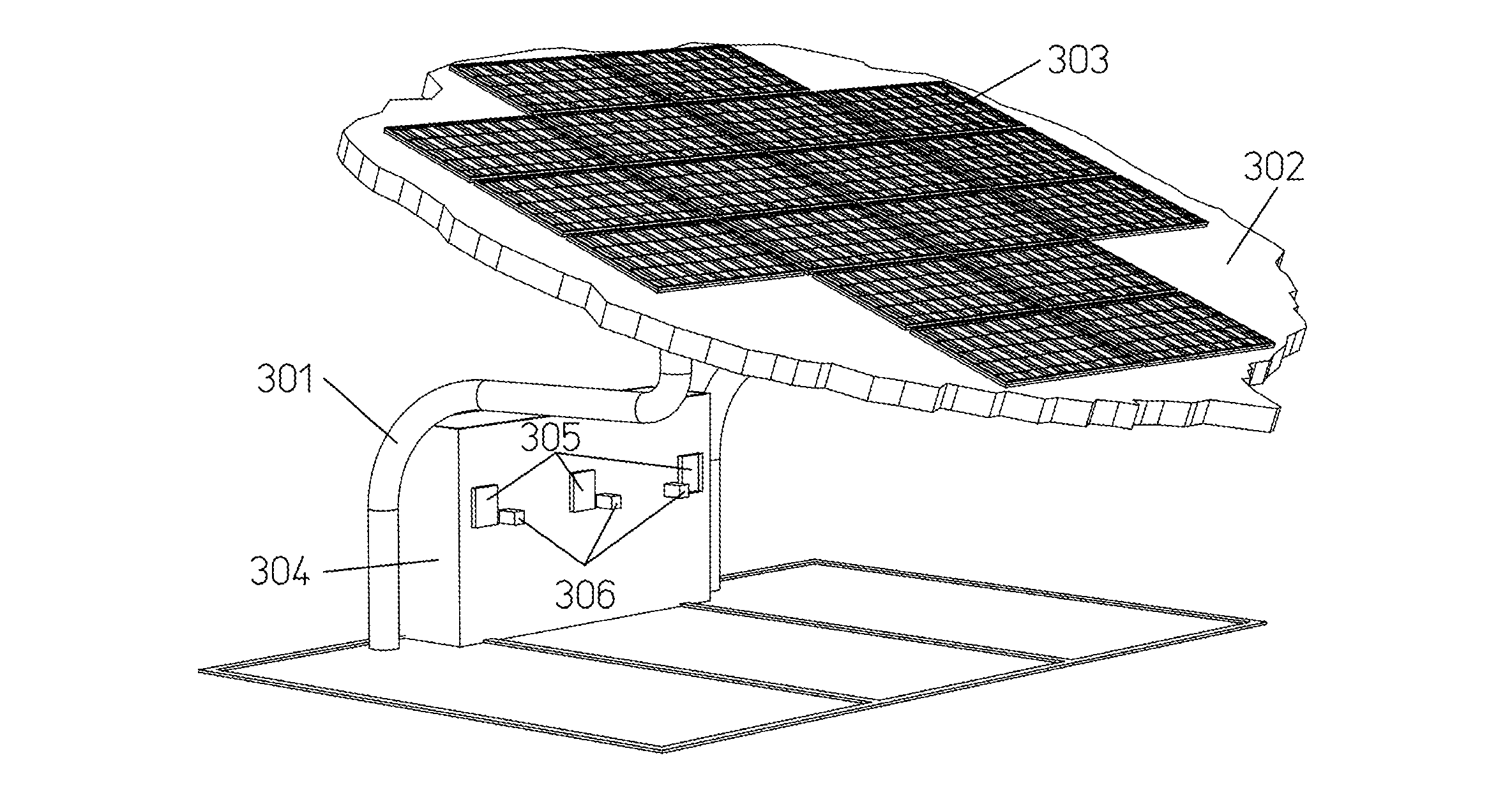 Solar station for charging electric vehicles