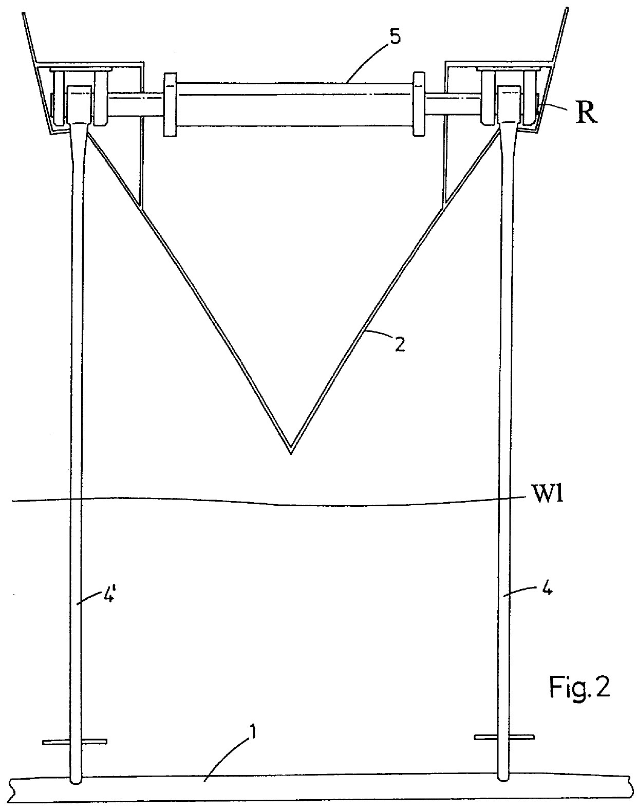 Method and mechanism for dynamic trim of a fast moving, planning or semi-planning ship hull