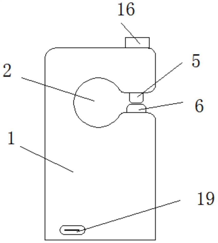 A household portable food bag electric sealing device