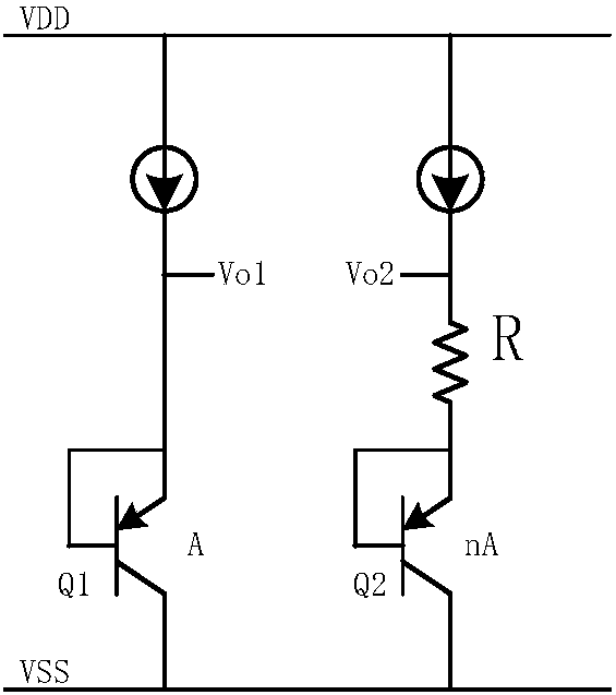 Band-gap reference voltage generation method and circuit