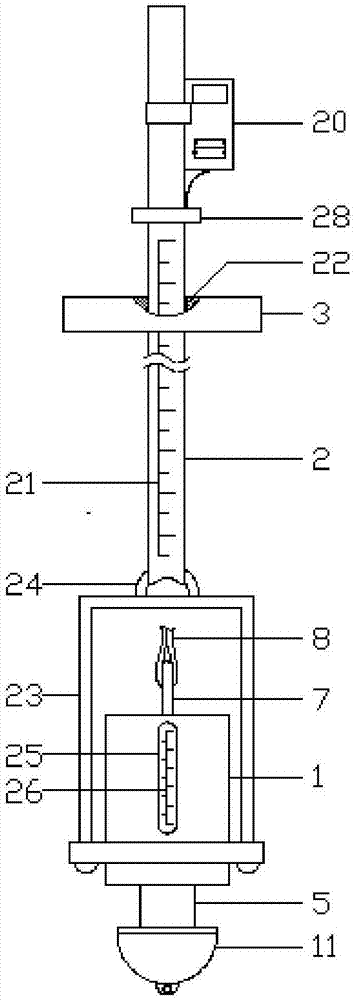 Flip-cover solid-liquid mixture sampler for biogas digester