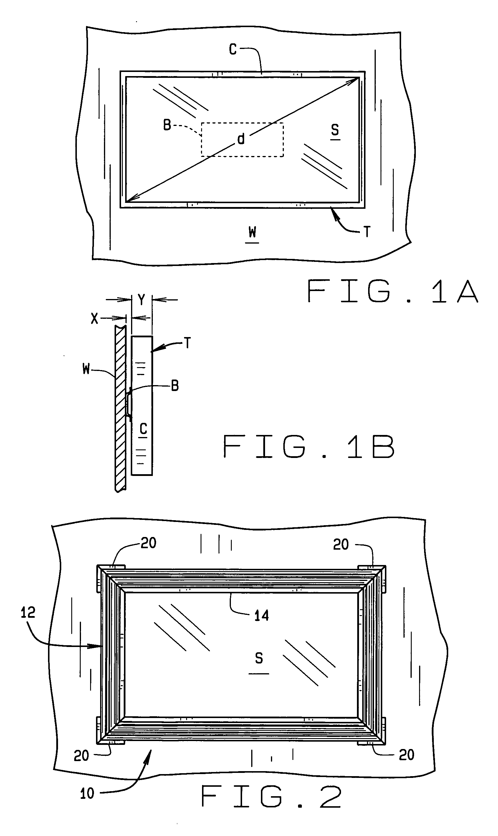 Frame assembly for flat screen television