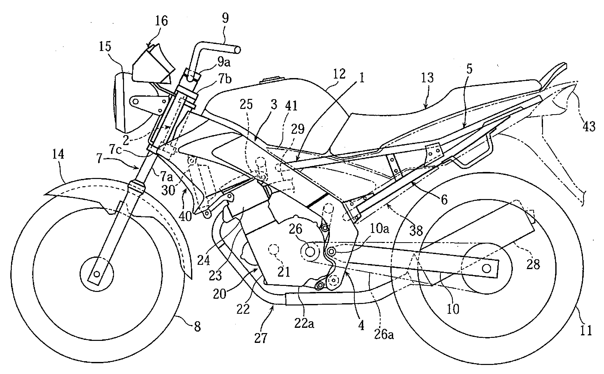 Meter Device of Motorcycle